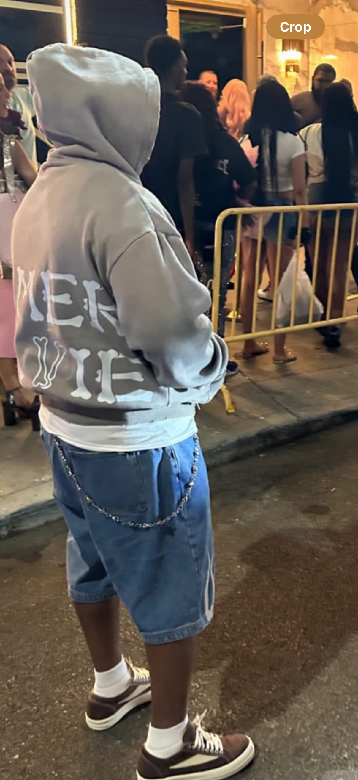 Aimer La Vie bone print hoodie