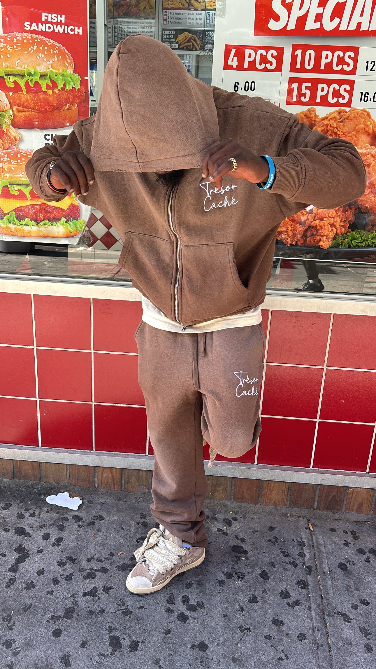 Brown sweatsuit