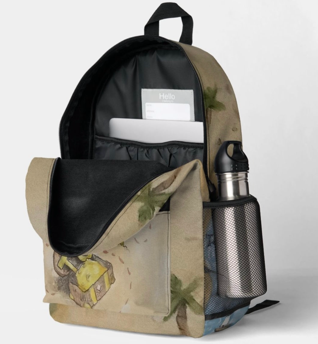 Treasure map backpack