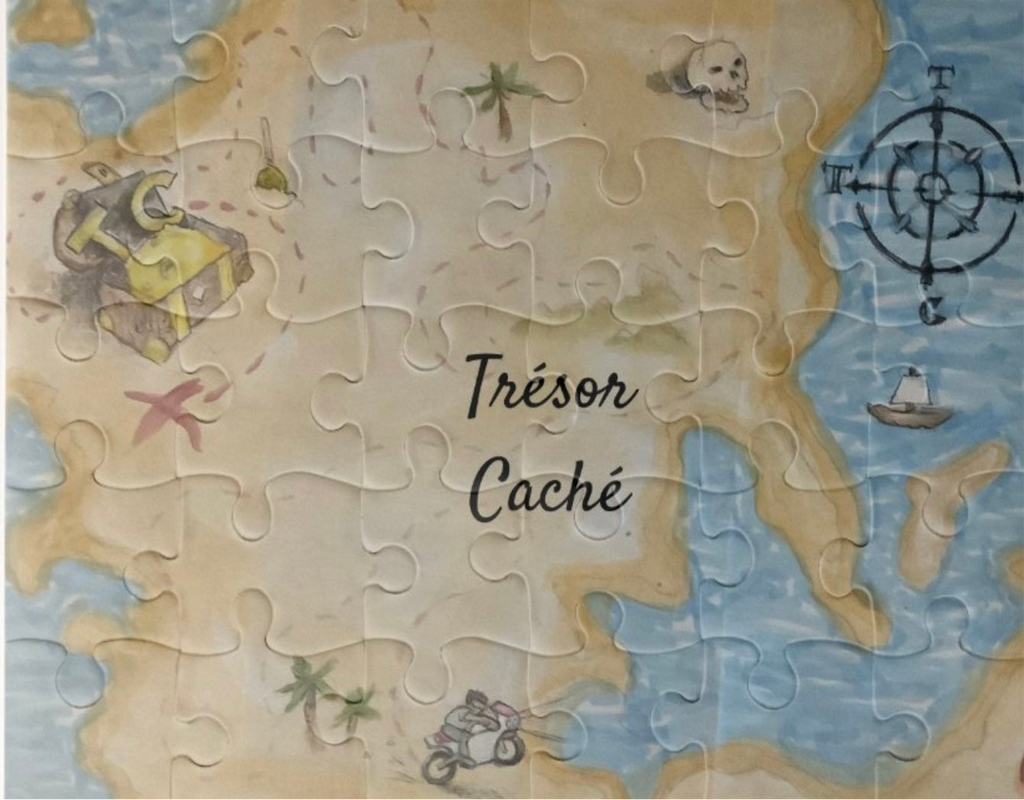 Trésor Caché 30 piece treasure map puzzle