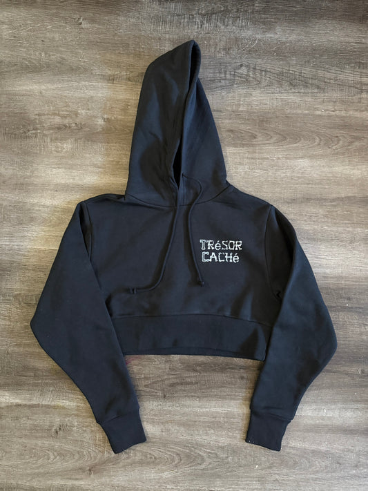 Woman’s cropped bones pullover