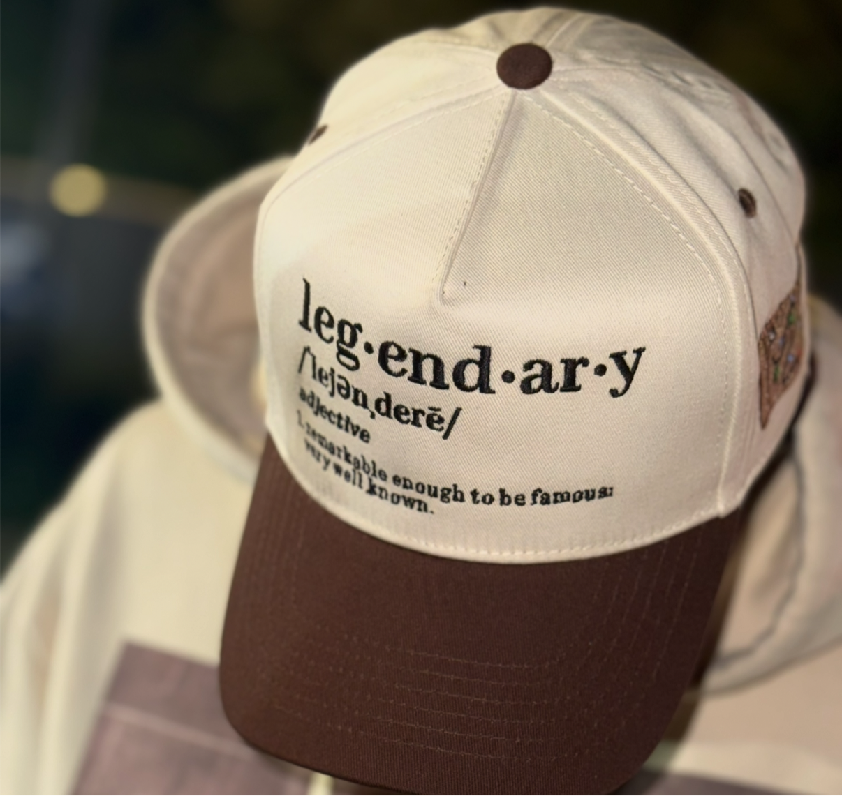 Brown legendary snapback