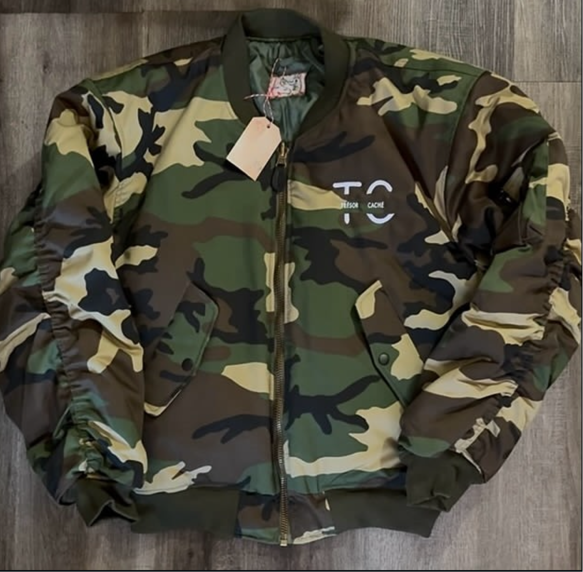 Camo flight jacket
