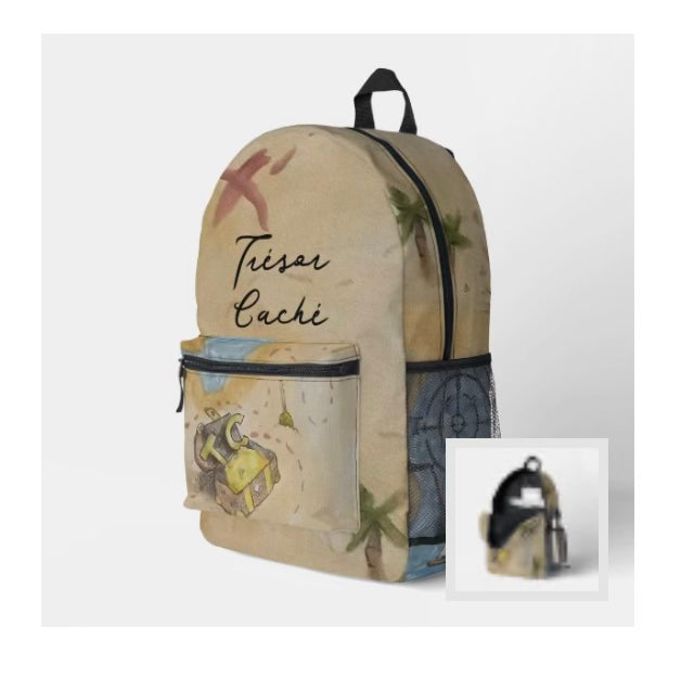 Treasure map backpack
