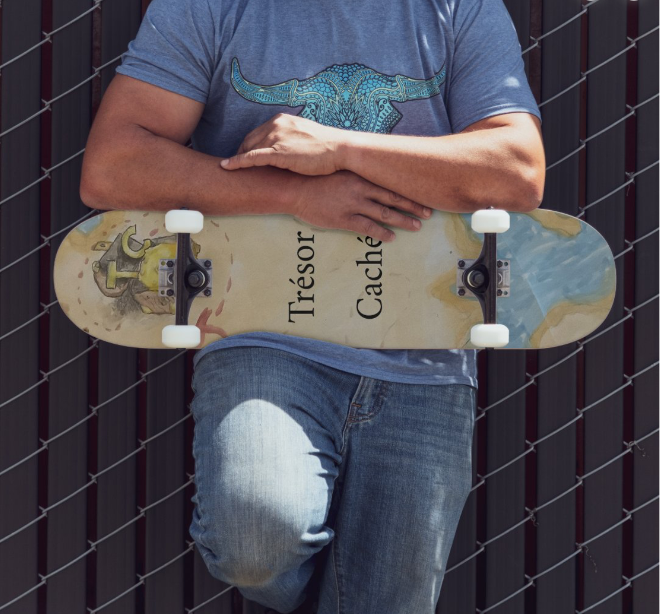Trésor Caché skateboard deck (Limited quantity)